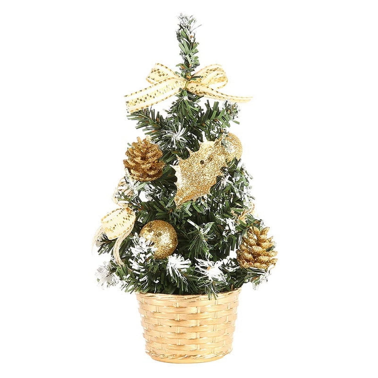 Clearance! Mini Artificial Christmas Tree Christmas Decoration for Table and Desk Tops Small Christmas Pine Tree Perfect Tabletop Xmas Decoration for Your Home and Office