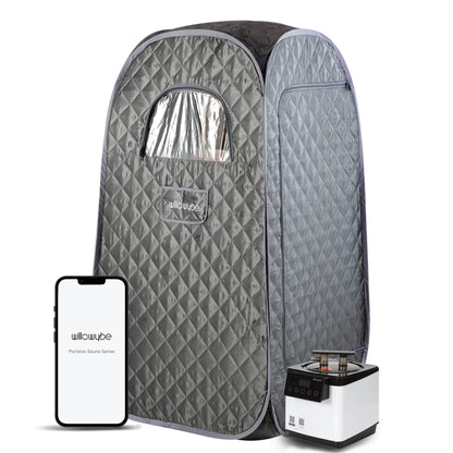 Full Size Portable home Sauna tent with Bluetooth Control, Infrared Therapy