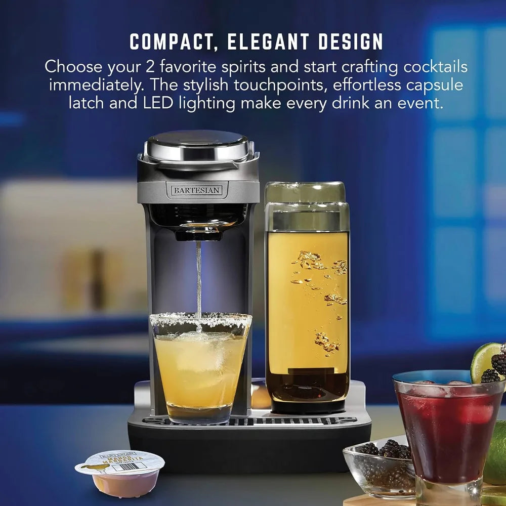 Duet Cocktail Machine: Perfect Drinks with 2-Spirit Bottle Design