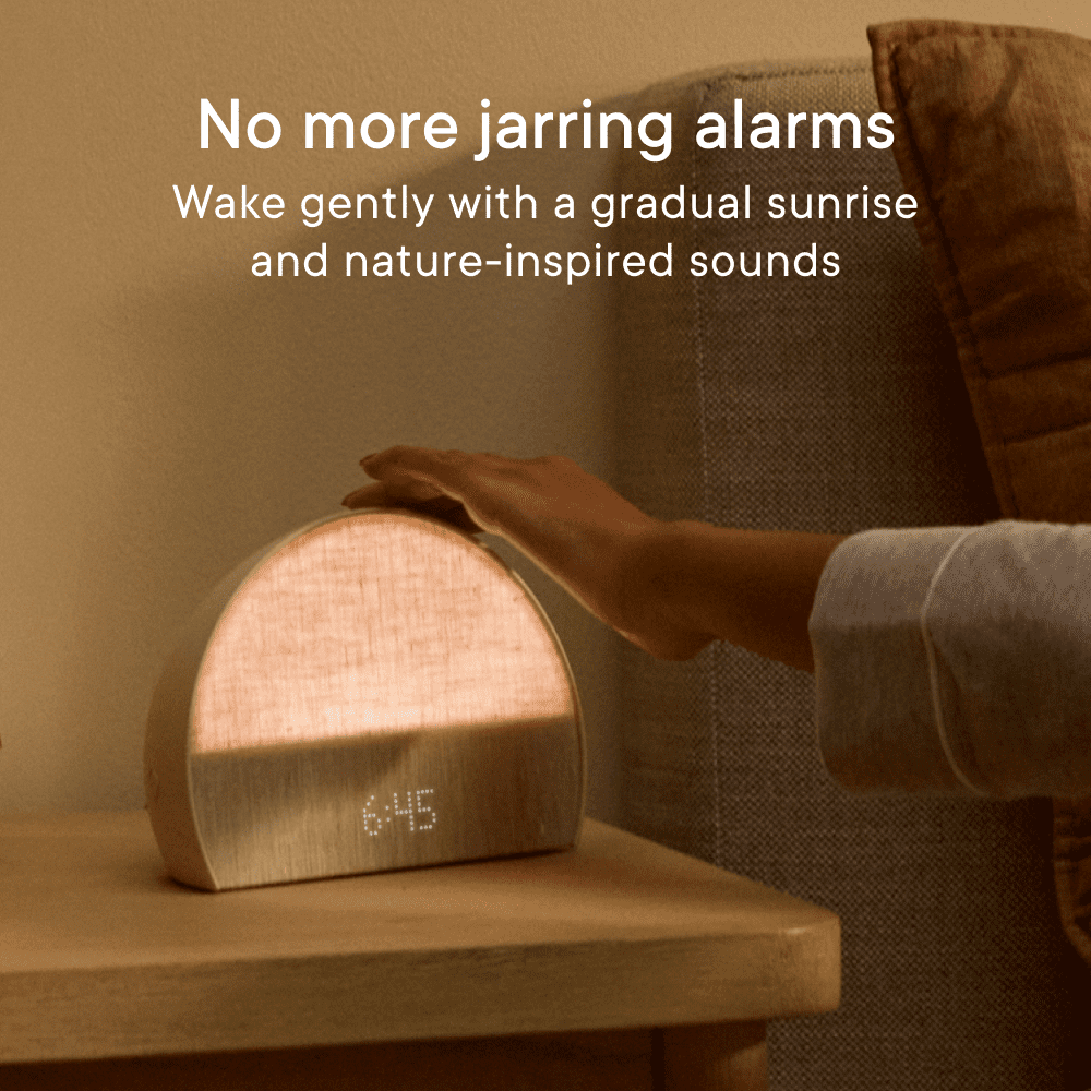 Restore2 Sunrise Alarm Clock, Sound Machineー Your Bedside Sleep Guide, White Noise, Custom Sleep Routines, Dimmable Clock, Deep Sleep, Wake up Rested