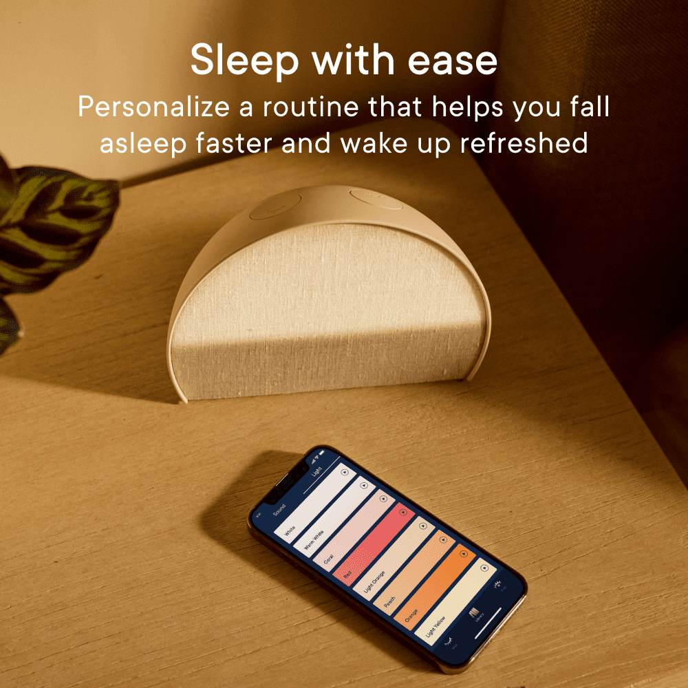 Restore2 Sunrise Alarm Clock, Sound Machineー Your Bedside Sleep Guide, White Noise, Custom Sleep Routines, Dimmable Clock, Deep Sleep, Wake up Rested